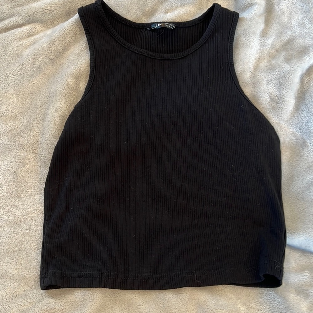 shein black tank top